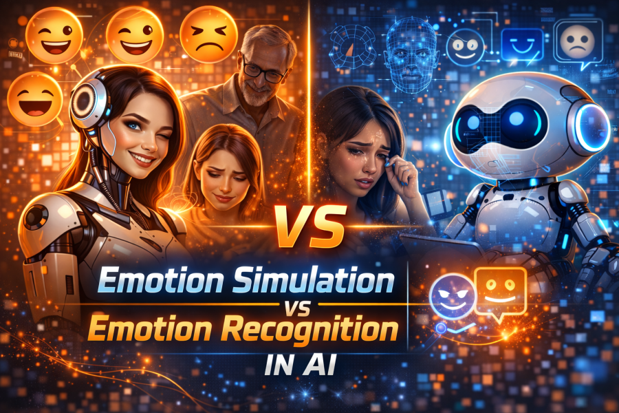 Emotion Simulation vs Emotion Recognition in AI