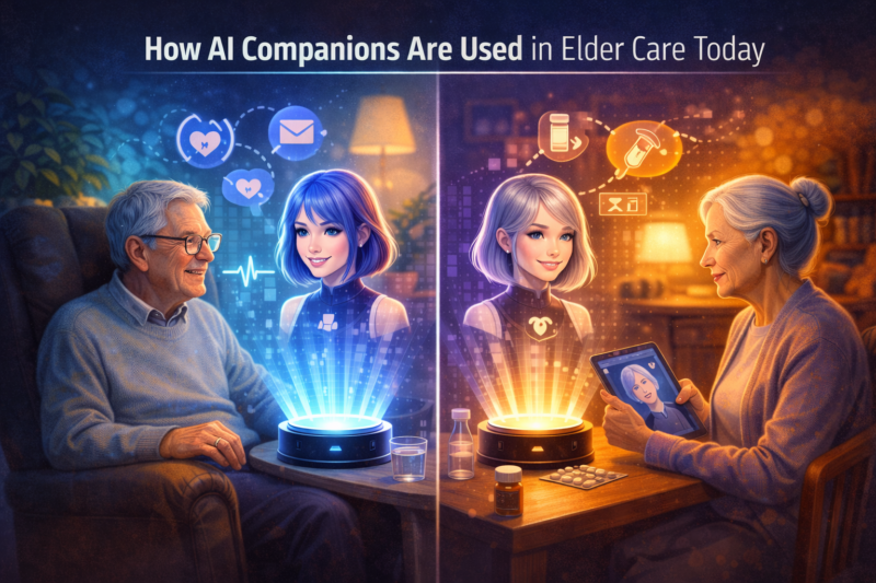 How AI Companions Are Used in Elder Care Today