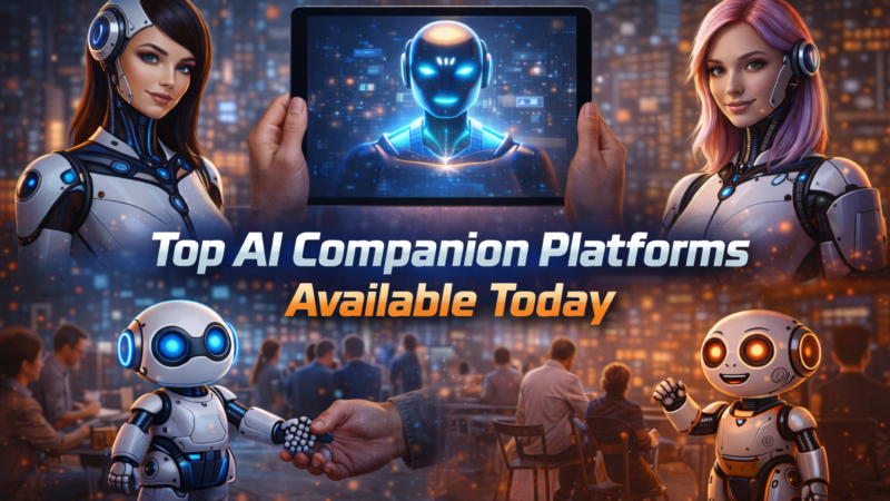 Top AI Companion Platforms Available Today