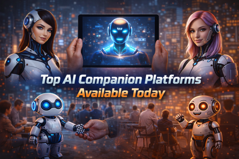 Top AI Companion Platforms Available Today
