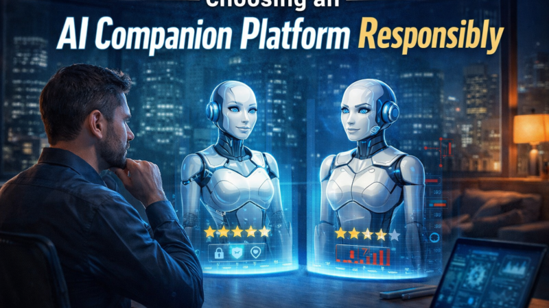Choosing an AI Companion Platform Responsibly