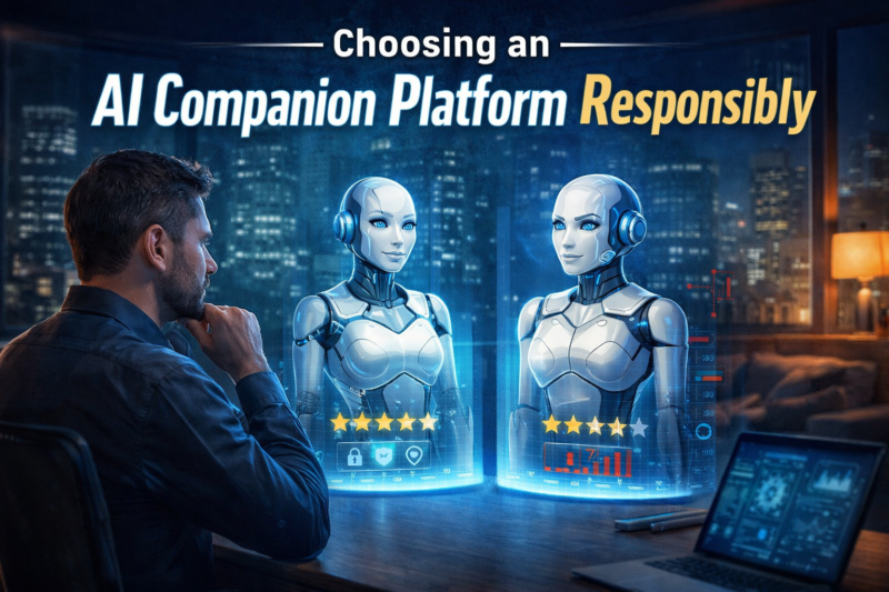 Choosing an AI Companion Platform Responsibly