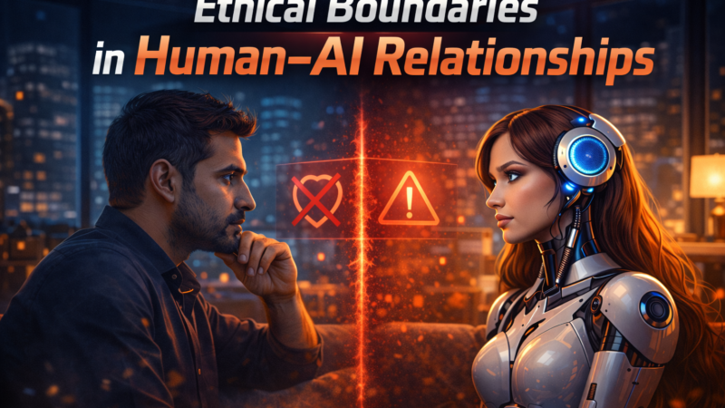 Ethical Boundaries in Human–AI Relationships