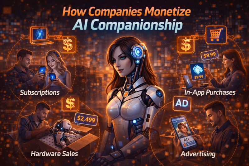 How Companies Monetize AI Companionship